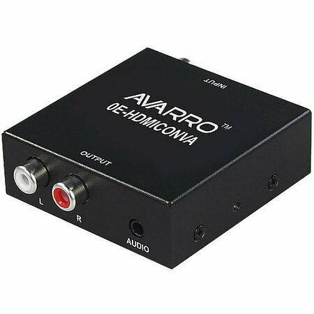 AVARRO CONVERTS COAXIAL OR TOSLINK DIGITAL AUDIO TO ANALOG 0E-HDMICONVA